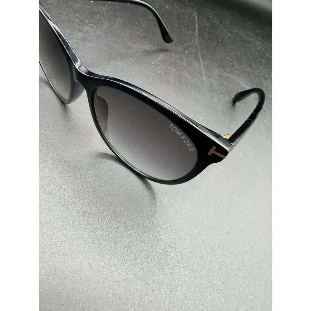 Tom Ford TF787 Maxim Black Cat Eye Sunglasses 59-16 Italy frames